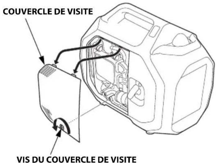 Honda EU32i - Vérification du filtre à air - 1
