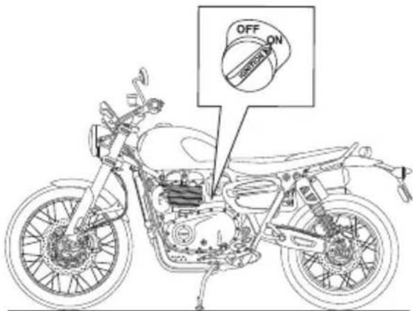 TRIUMPH Scrambler 1200 XC (2019) - Commutateur d'allage principal (le cas échéant) - 1