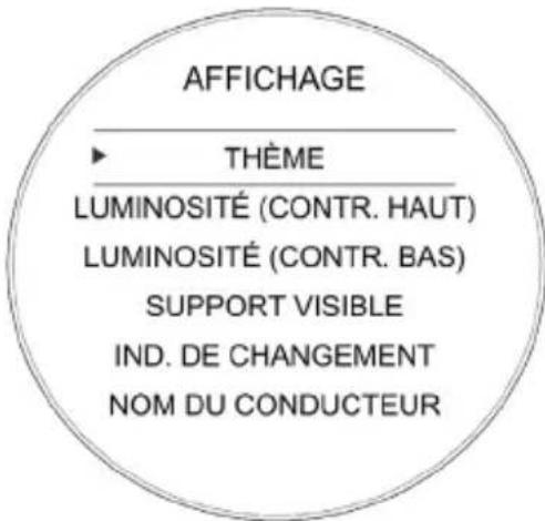 TRIUMPH Scrambler 1200 XC (2019) - Menu Config affichage - 1