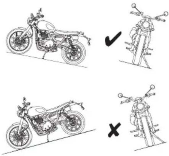 TRIUMPH Scrambler 1200 XC (2019) - ! Avertissement - 1