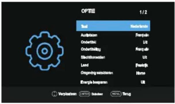 OK ODL 32850HCTB - Sound (Optie) menu - 1