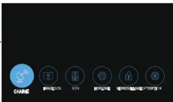 OK ODL 32850HCTB - Comment naviguer dans les menus - 1