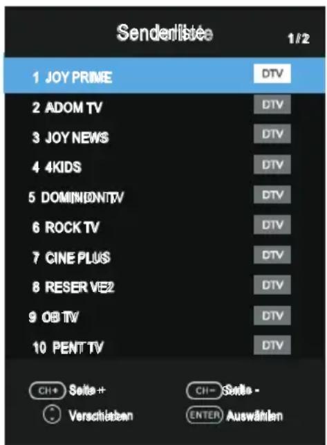 OK ODL 32850HCTB - Channel List (Senderliste) - 1