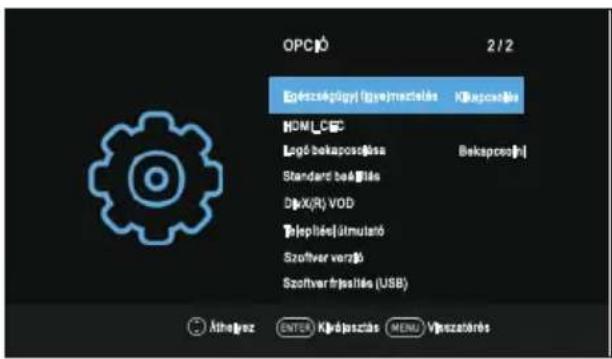 OK ODL 32850HCTB - Option (Kivalasztás) Menu - 2