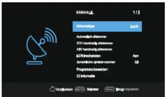 OK ODL 32850HCTB - Kanaal menu - 1