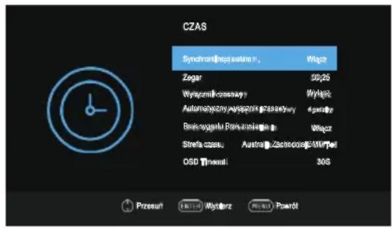OK ODL 32850HCTB - Menu czasu - 1