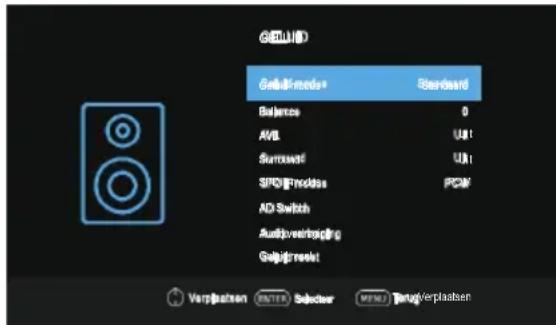 OK ODL 32850HCTB - Sound (Geluids) menu - 1