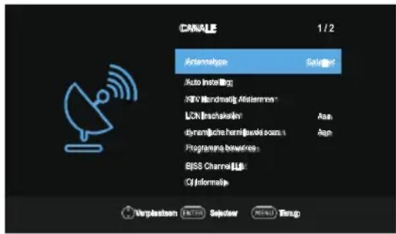OK ODL 32850HCTB - Satelliet installingen - 1