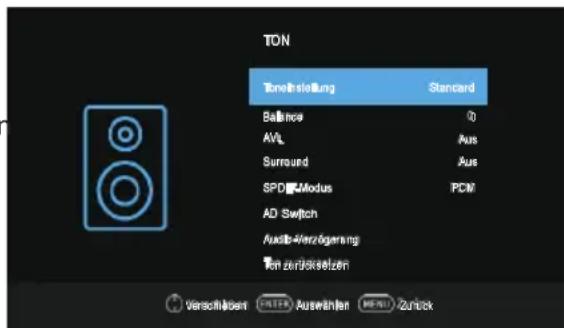 OK ODL 32850HCTB - Sound Menu (Tonmenu) - 1