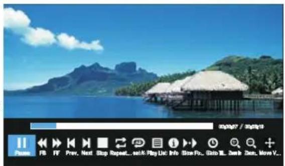 OK ODL 32850HCTB - When playing Movie files: - 1