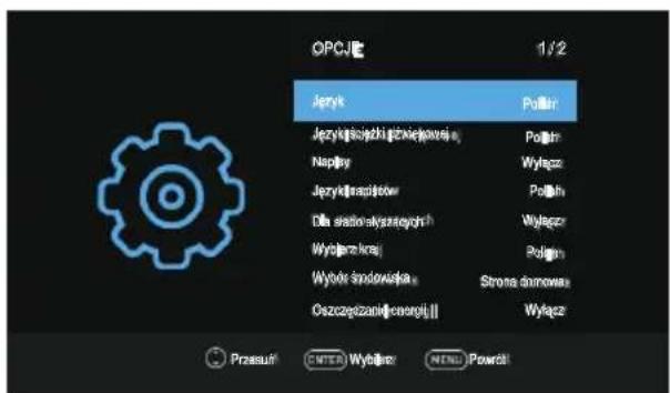 OK ODL 32850HCTB - Menu Opci - 1