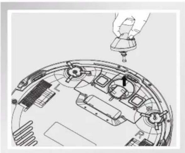ZACO V5x - Nettoyage de la roue avant - 1