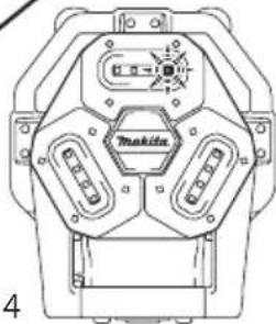 MAKITA DML813 - Changing brightness - 2