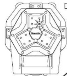 MAKITA DML813 - Changing brightness - 1