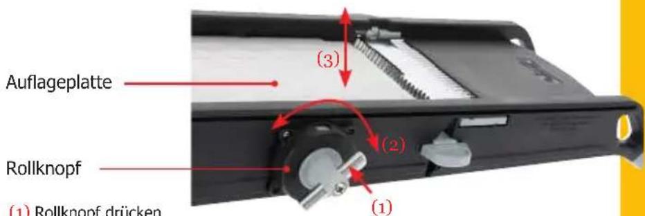 de Buyer Swing Plus 001100 - Die Schnitthöhe einstellen - 1