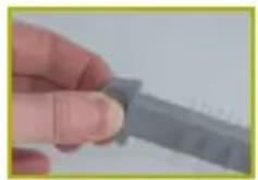 de Buyer Swing Plus 001100 - Die Schneidblätte einlegen - 1