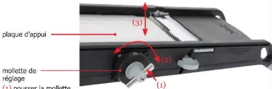 de Buyer Swing Plus 001100 - Réglage de l'épaisseur de coupe - 1