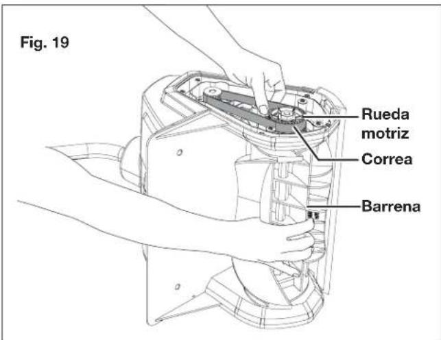 Snow Joe 24VSS13CT - Reemplazo de la correa - 1