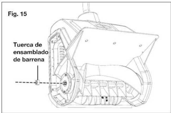 Snow Joe 24VSS13CT - Reemplazo de la barrena - 5