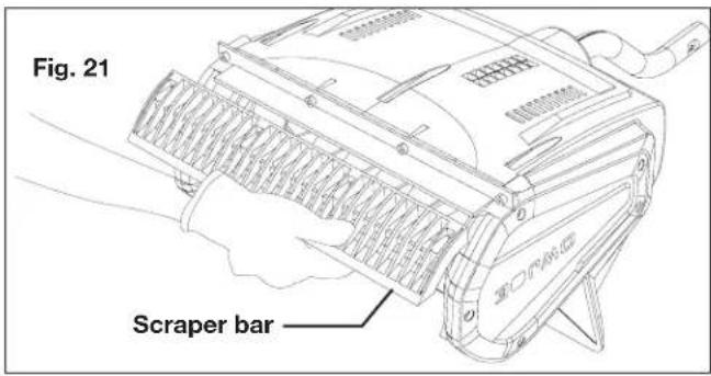 Snow Joe 24VSS13CT - Replacing the Scraper Bar - 2