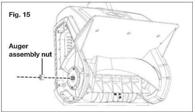 Snow Joe 24VSS13CT - Replacing the Auger - 5