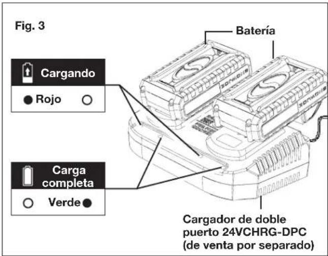 Snow Joe 24VSS13CT - Carga de la batería - 3