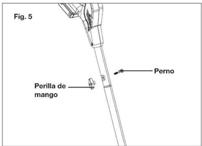 Snow Joe 24VSS13CT - Conexión de los mangos - 2