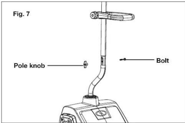 Snow Joe 24VSS13CT - Connecting the Poles - 4