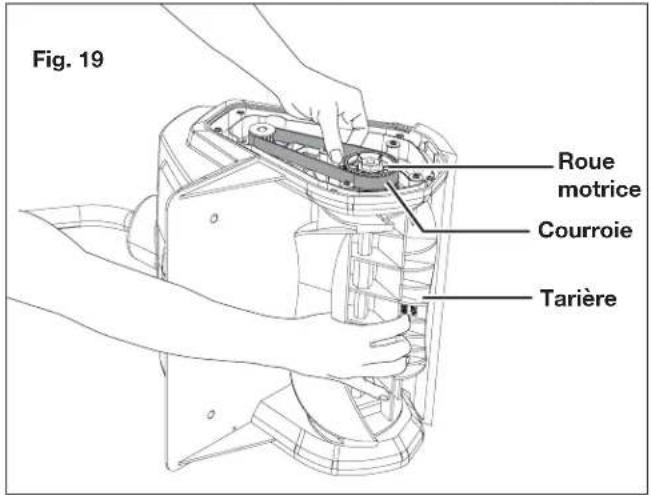 Snow Joe 24VSS13CT - Remplacement de la courroie - 3
