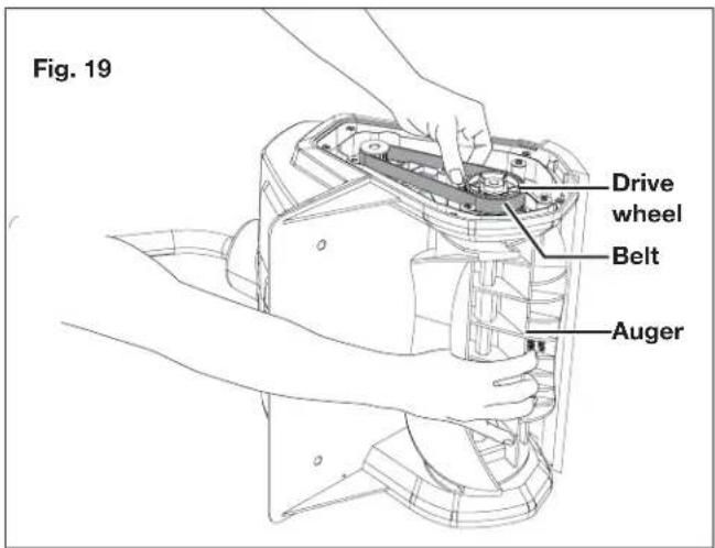 Snow Joe 24VSS13CT - Replacing the Belt - 1