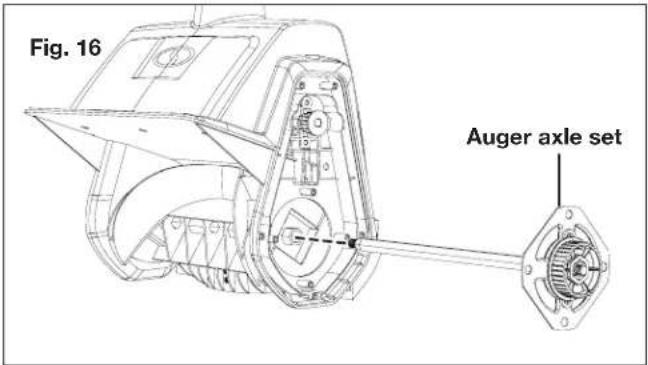 Snow Joe 24VSS13CT - Replacing the Auger - 6