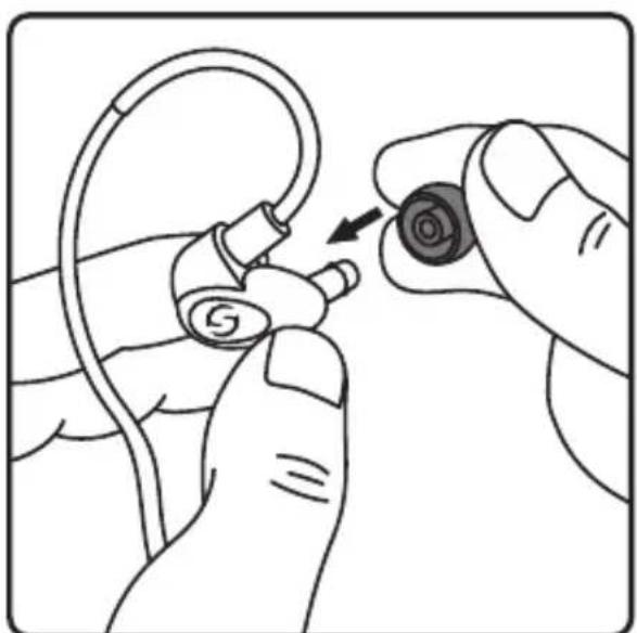 SAMSON Zi100 - Fixation de l'embout pour l'oreille - 1