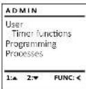 Burg Wächter WS Office 801 E - Menu Administrator / Time functions - 1