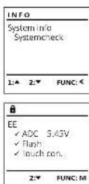 Burg Wächter WS Office 801 E - Menu info/verification système - 1