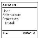 Burg Wächter WS Office 801 E - Menu Administrator / Setup - 1