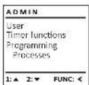 Burg Wächter WS Office 801 E - Menu Administrator / Processes - 1