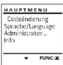 Burg Wächter WS Office 801 E - Menu Codeänderung - 1