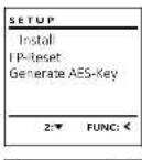 Burg Wächter WS Office 801 E - Menu Administrator / Setup / FP-reset - 1