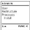 Burg Wächter WS Office 801 E - Menu administrateur/installation/fp—reset - 1