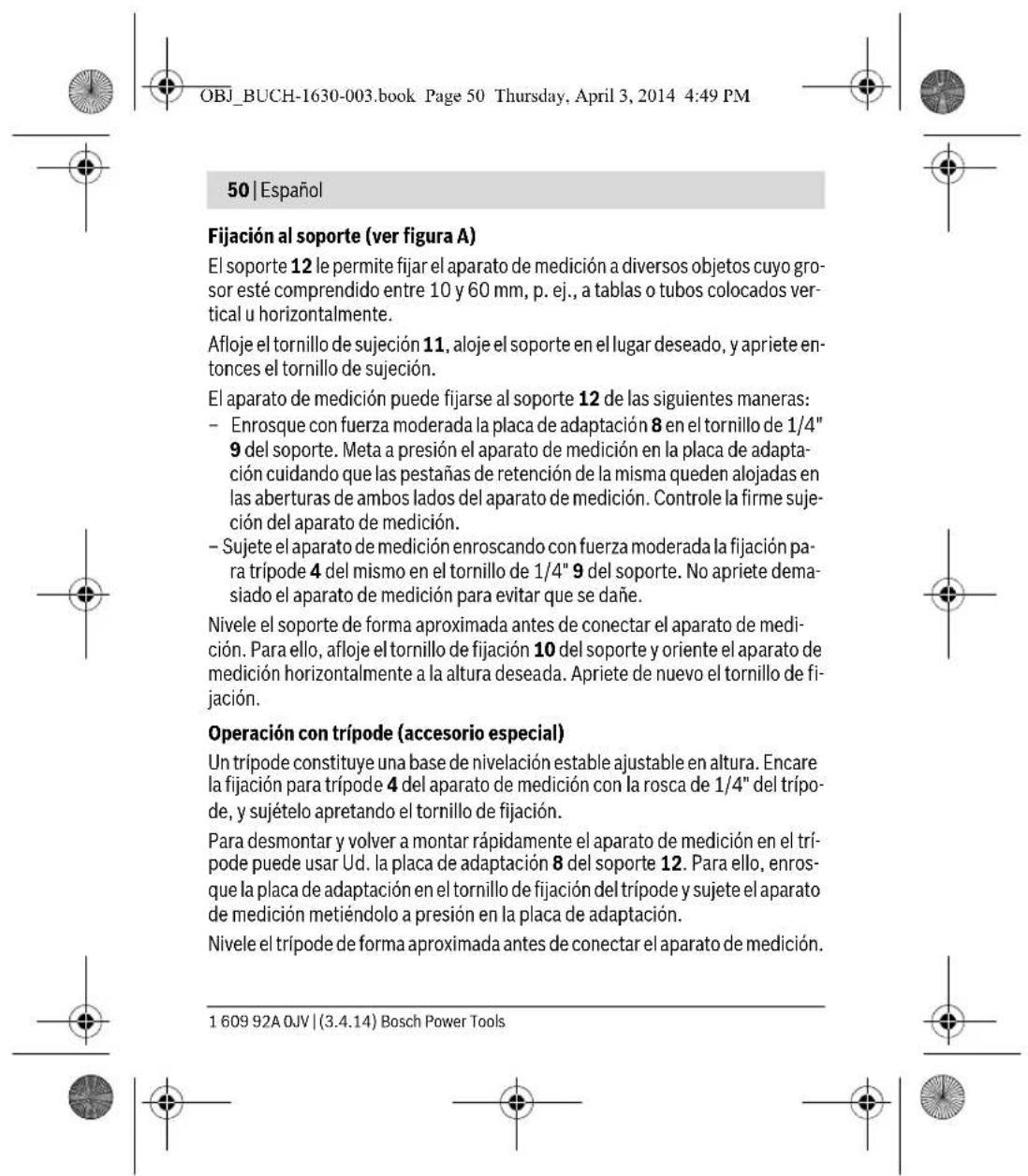 BOSCH Quigo II - Instrucciones para la operación - 2