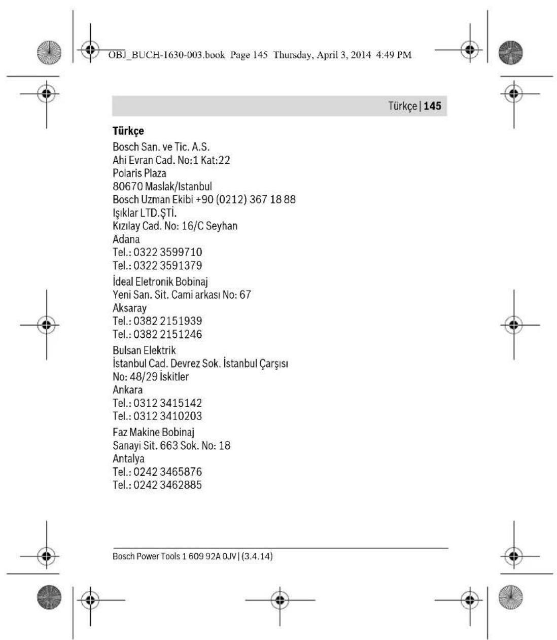 BOSCH Quigo II - Açma/kapama - 5