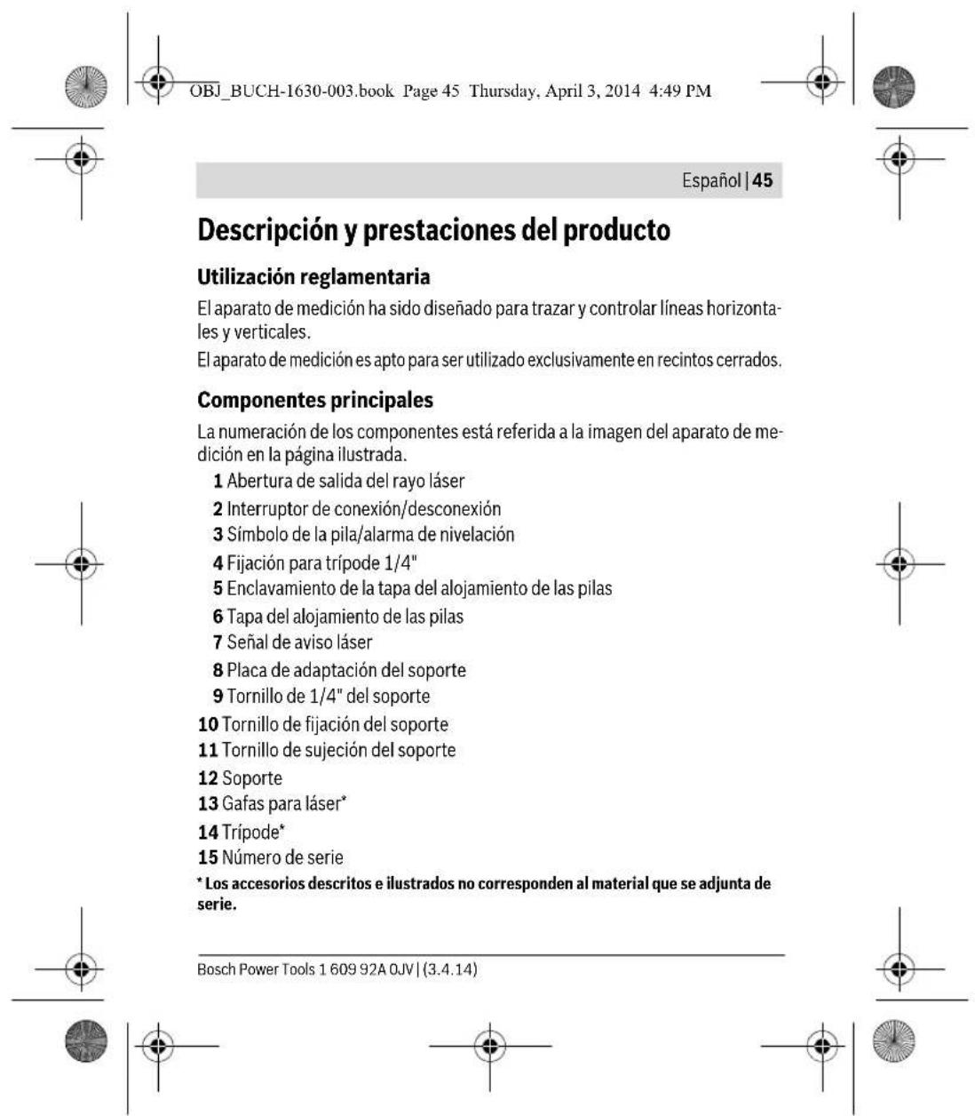 BOSCH Quigo II - Instrucciones de seguridad - 12