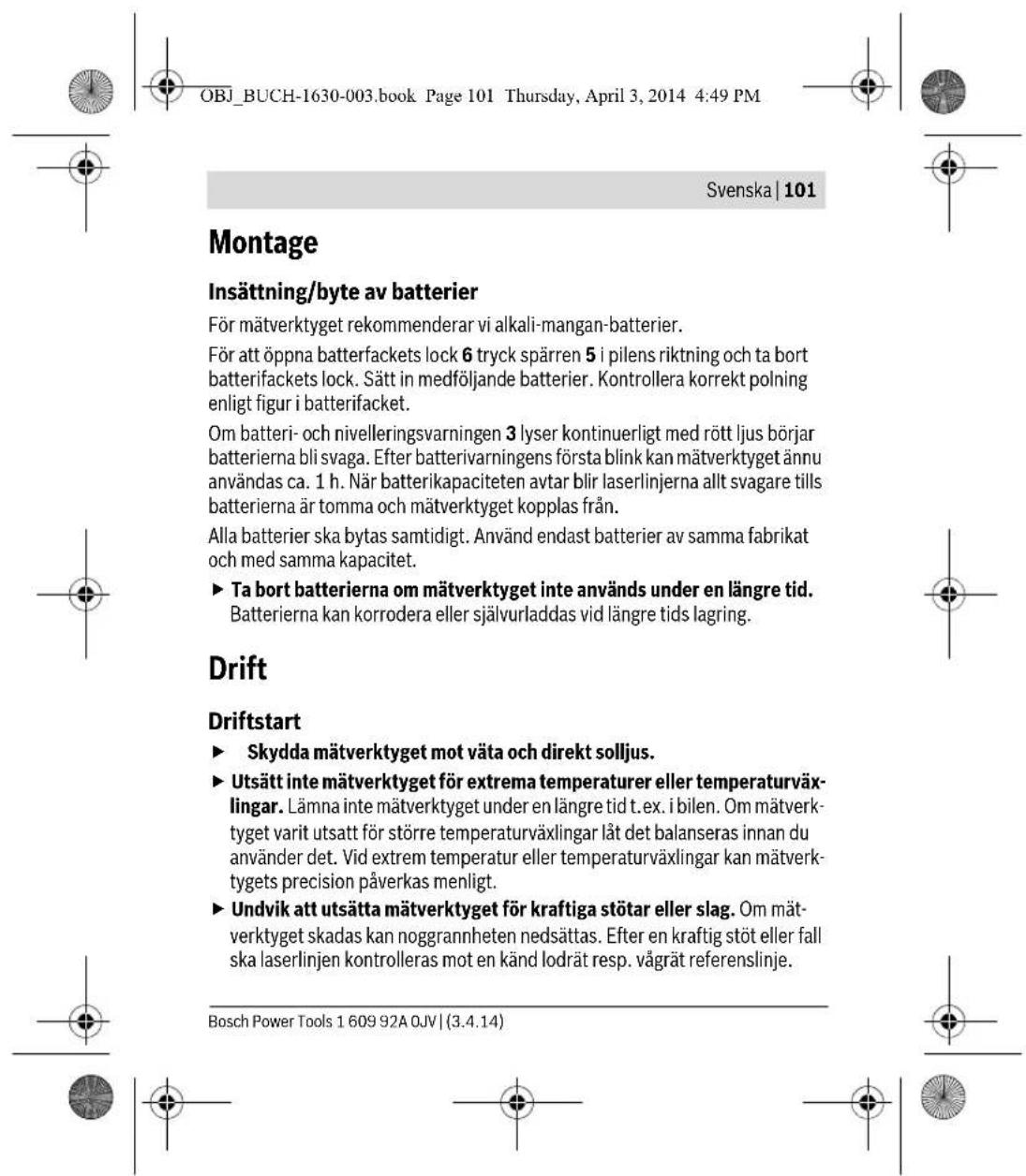 BOSCH Quigo II - Ändamälsenlig användning - 10