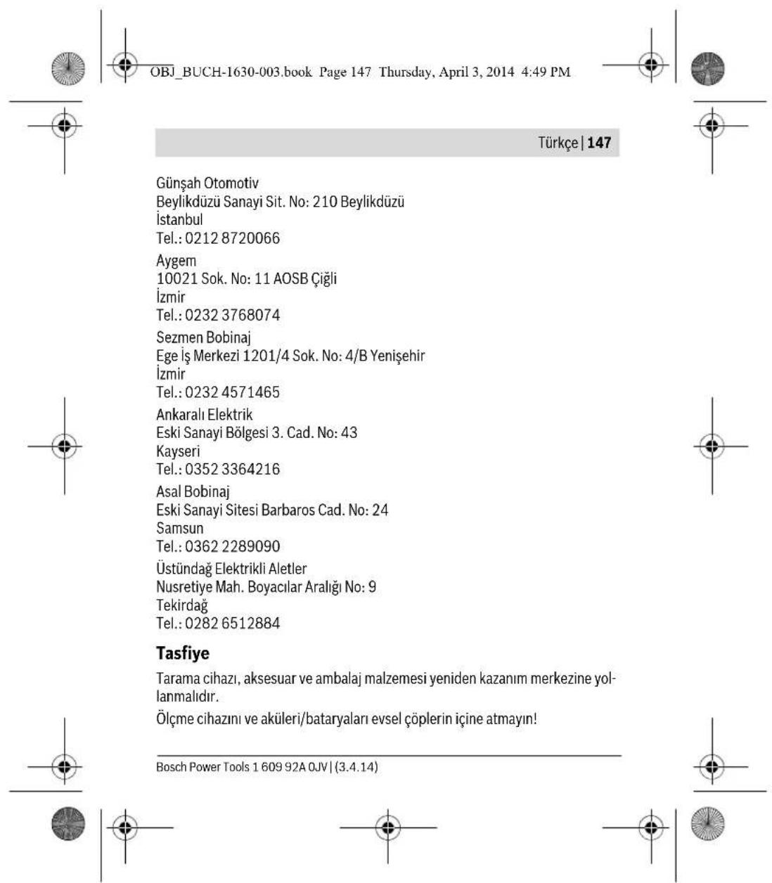 BOSCH Quigo II - Açma/kapama - 7