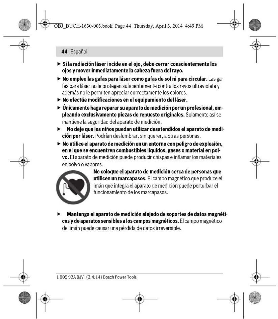 BOSCH Quigo II - Instrucciones de seguridad - 11