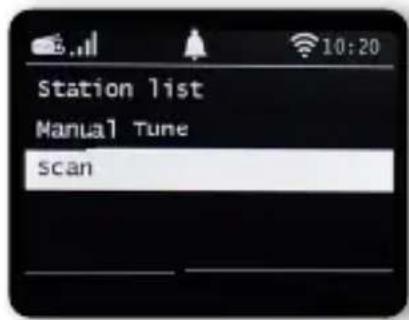 Imperial DABMAN i560 CD - DAB search - 1