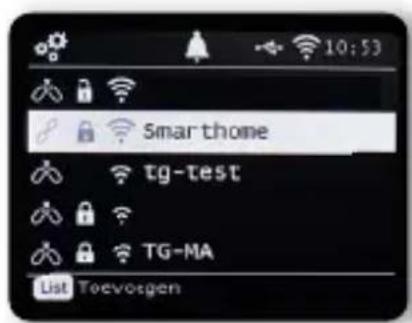 Imperial DABMAN i560 CD - Networkselectie - 1