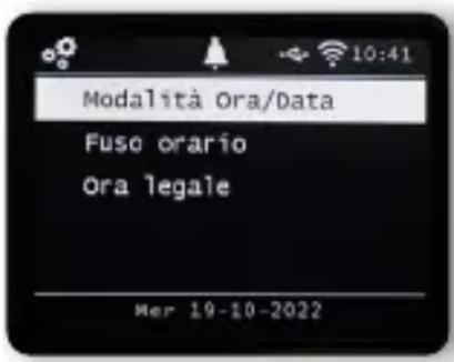 Imperial DABMAN i560 CD - Data e ora - 1
