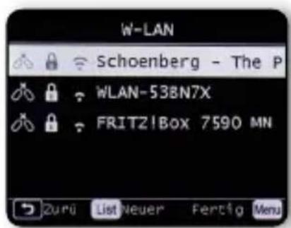 Imperial DABMAN i560 CD - Sélection du réseau - 2