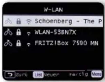 Imperial DABMAN i560 CD - Network selection - 2